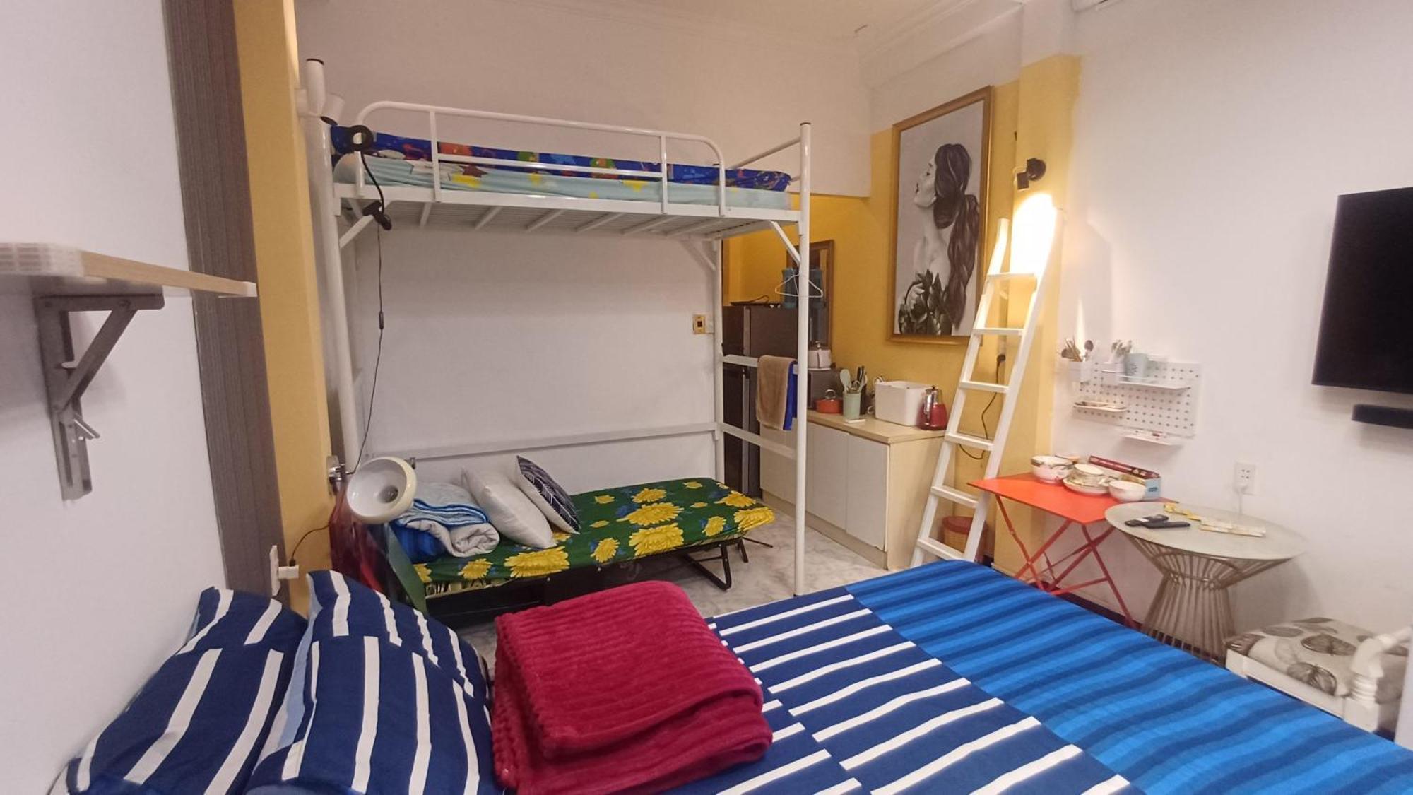הו צ'י מין סיטי Homestay Hostel Apartment Minh Loc חדר תמונה